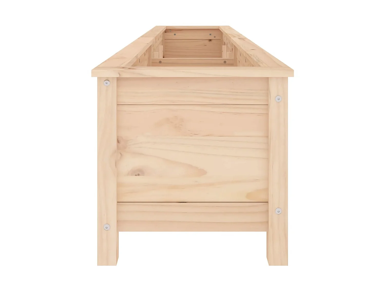 Hochbeet 199,5 x 40 x 39 cm aus massivem Kiefernholz