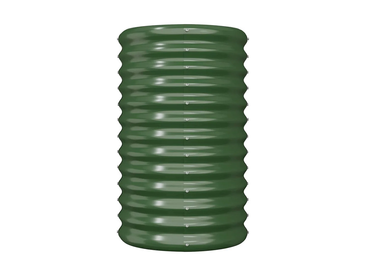 Jardinière de jardin Acier enduit de poudre 40x40x68 cm Vert