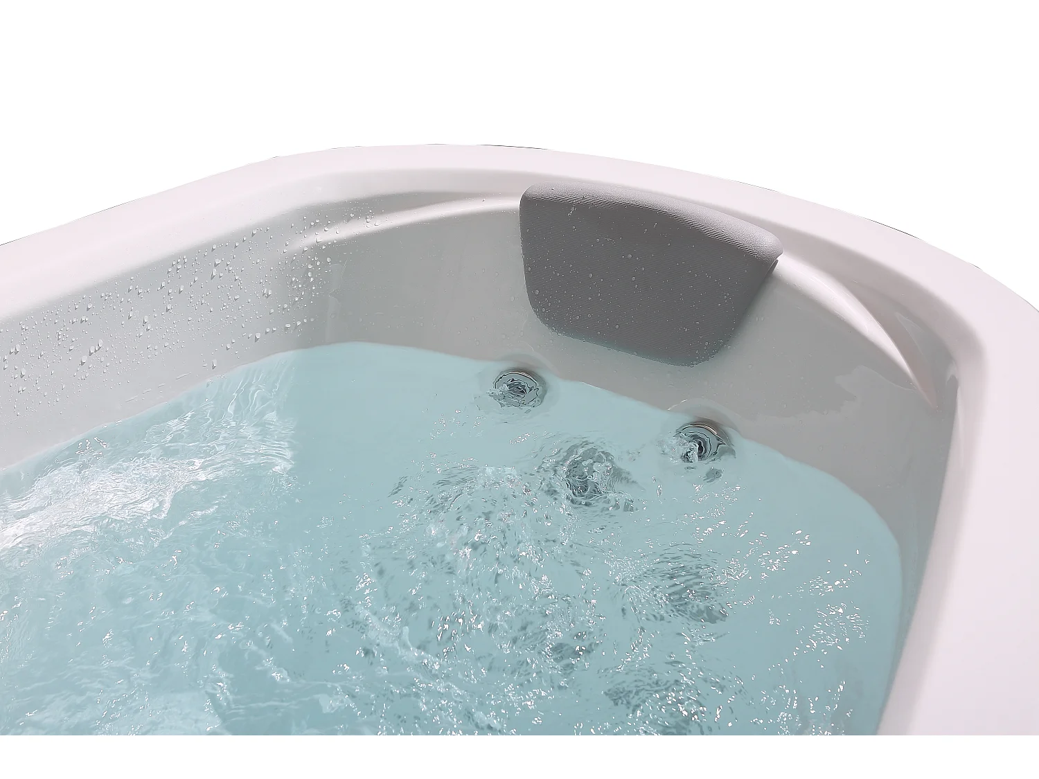 Spa de 2 lugares branco pérola com cobertura, 14 jatos, C210 x L110 x A74 cm, sistema BALBOA - SAMOA IV