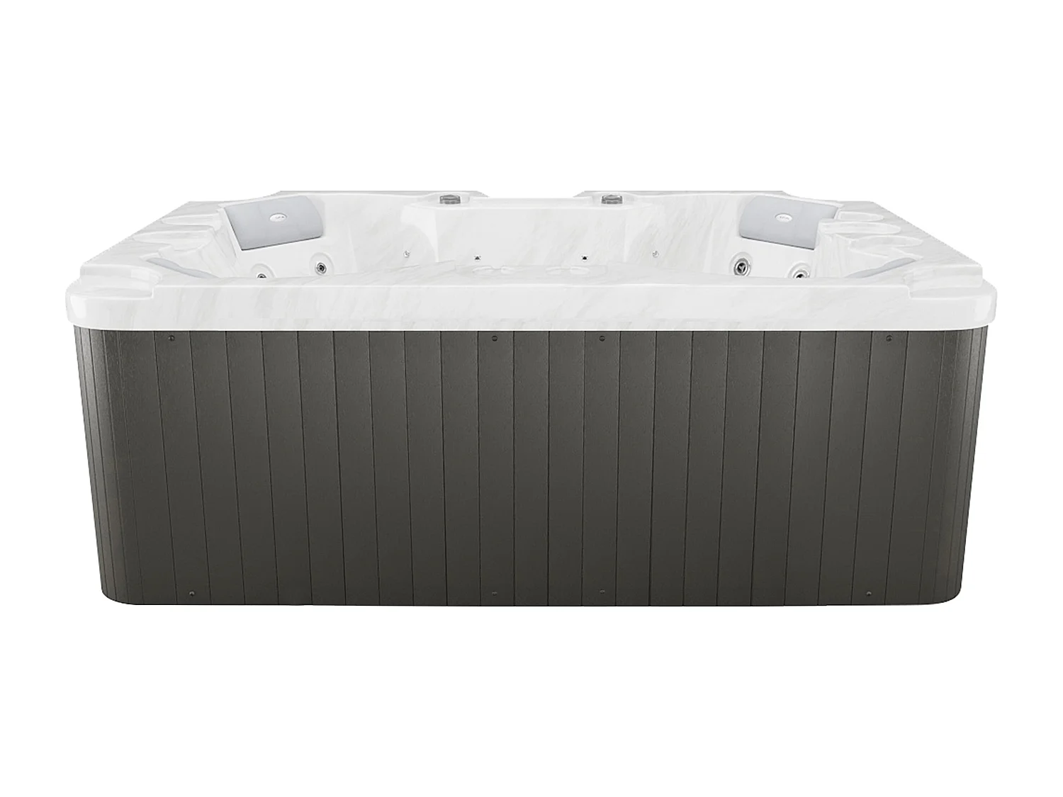 SPA 4 places blanc perlé avec bâche - 16 jets - L210 x P152 x H76 cm - Système BALBOA - LULA IV