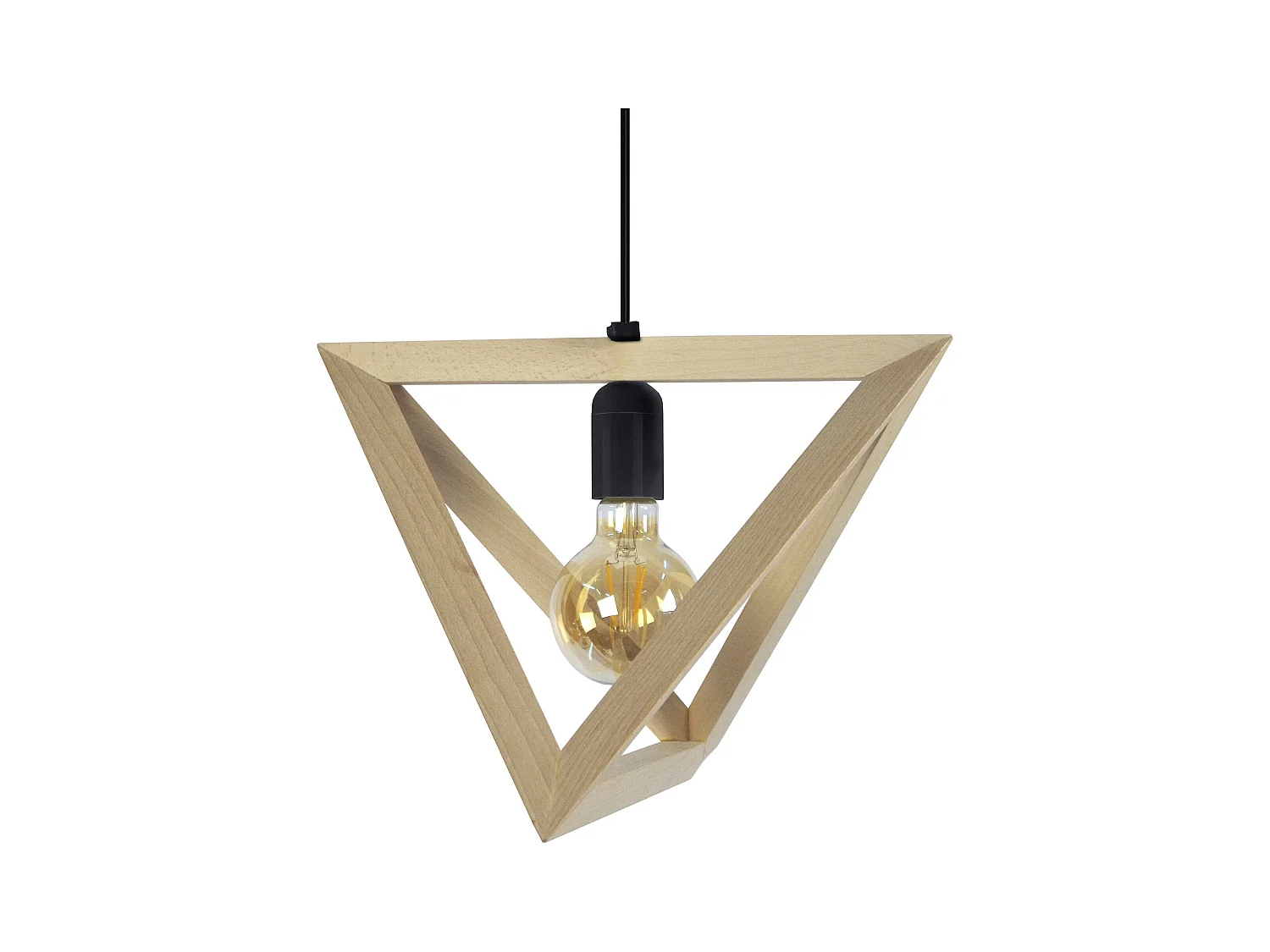 Suspension TOSEL ,bois,naturel,H 85x D35xP35cm