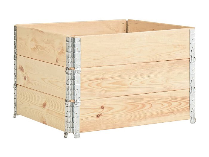 Scatola In Legno Di Pino Massiccio INNSPIRO – 16x16x8.5 Cm, Con Coperchio In Metacrilato, Non Trattata, Per Decoupage E Fai-da-te