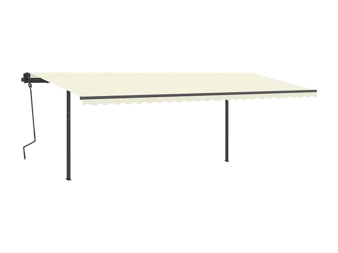 Automatische luifelwindsensor/LED 6x3 Crème