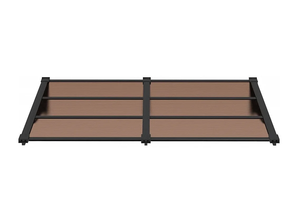 Deurluifel Zwart 152,5x90 Polycarbonaat