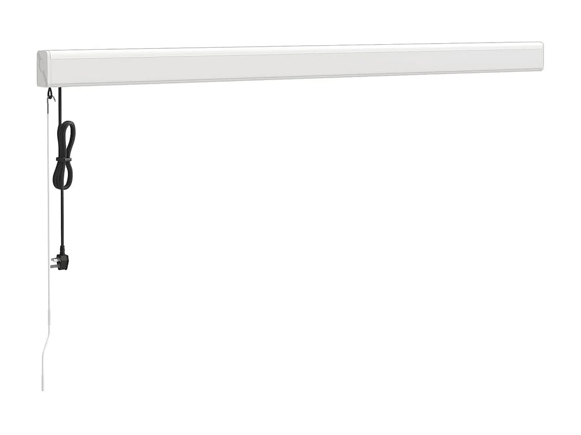 Toldo retrátil creme 3,5x2,5 tecido e alumínio