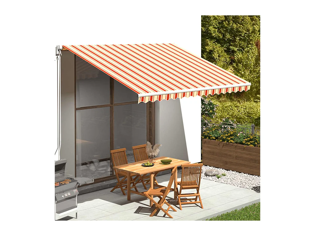 Tessuto di ricambio per tendalino Giallo e Arancio 4x3