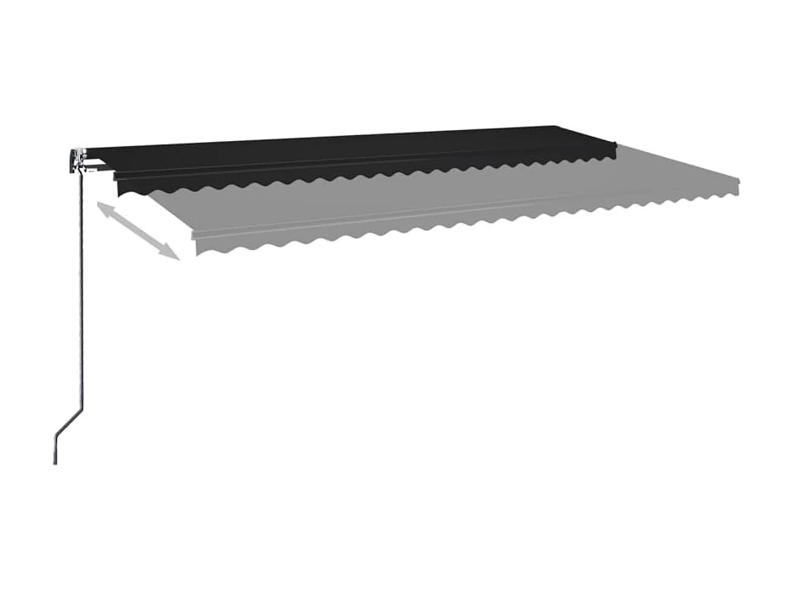 Toldo retráctil automático 600x350 Antracita