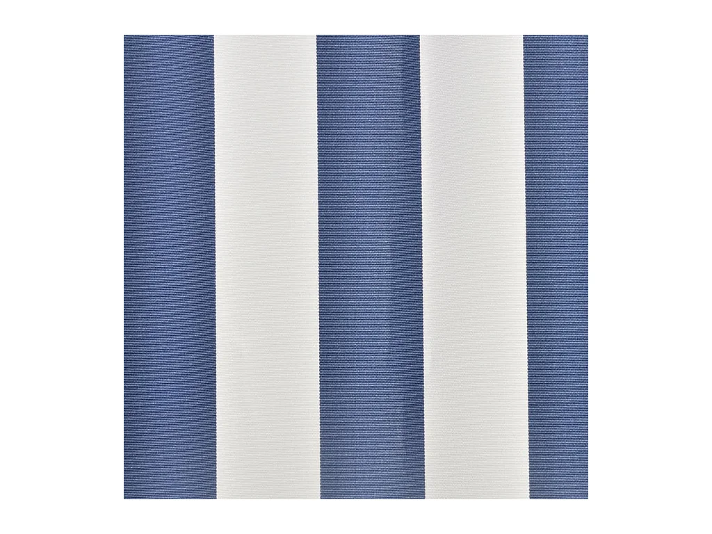 Toit d'auvent Toile Bleu et blanc 4x3 (Cadre non inclus)
