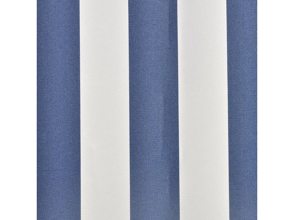 Toit d'auvent Toile Bleu et blanc 4x3 (Cadre non inclus)