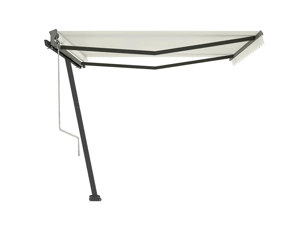 Toldo autônomo automático 400x300 Creme