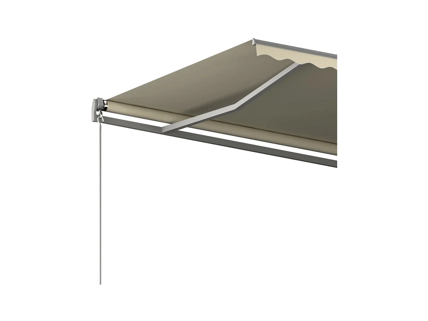 Toldo autônomo automático 400x300 Creme