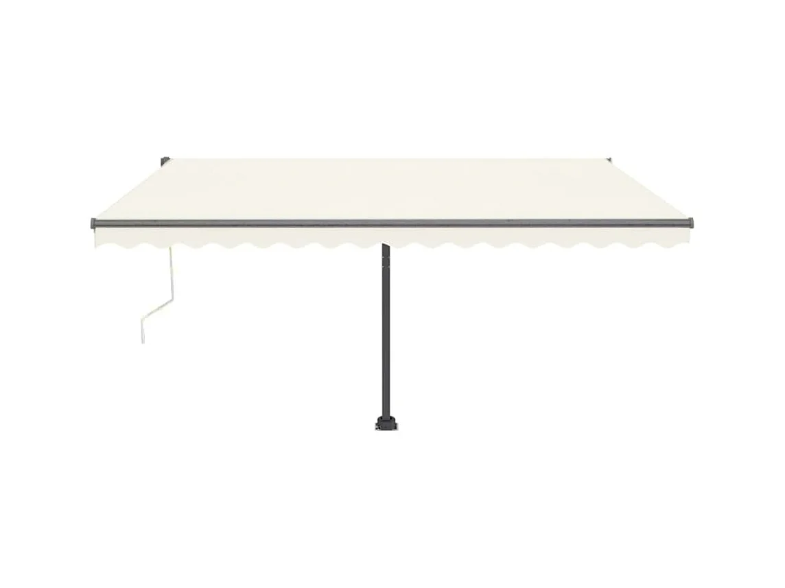Toldo autônomo automático 400x300 Creme