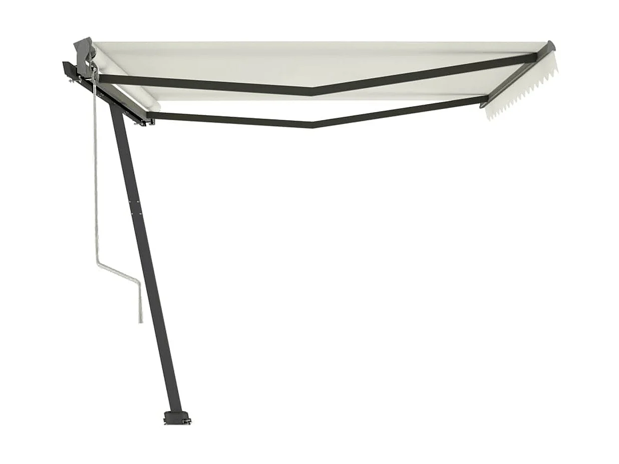 Auvent automatique sur pied 400x300 Crème