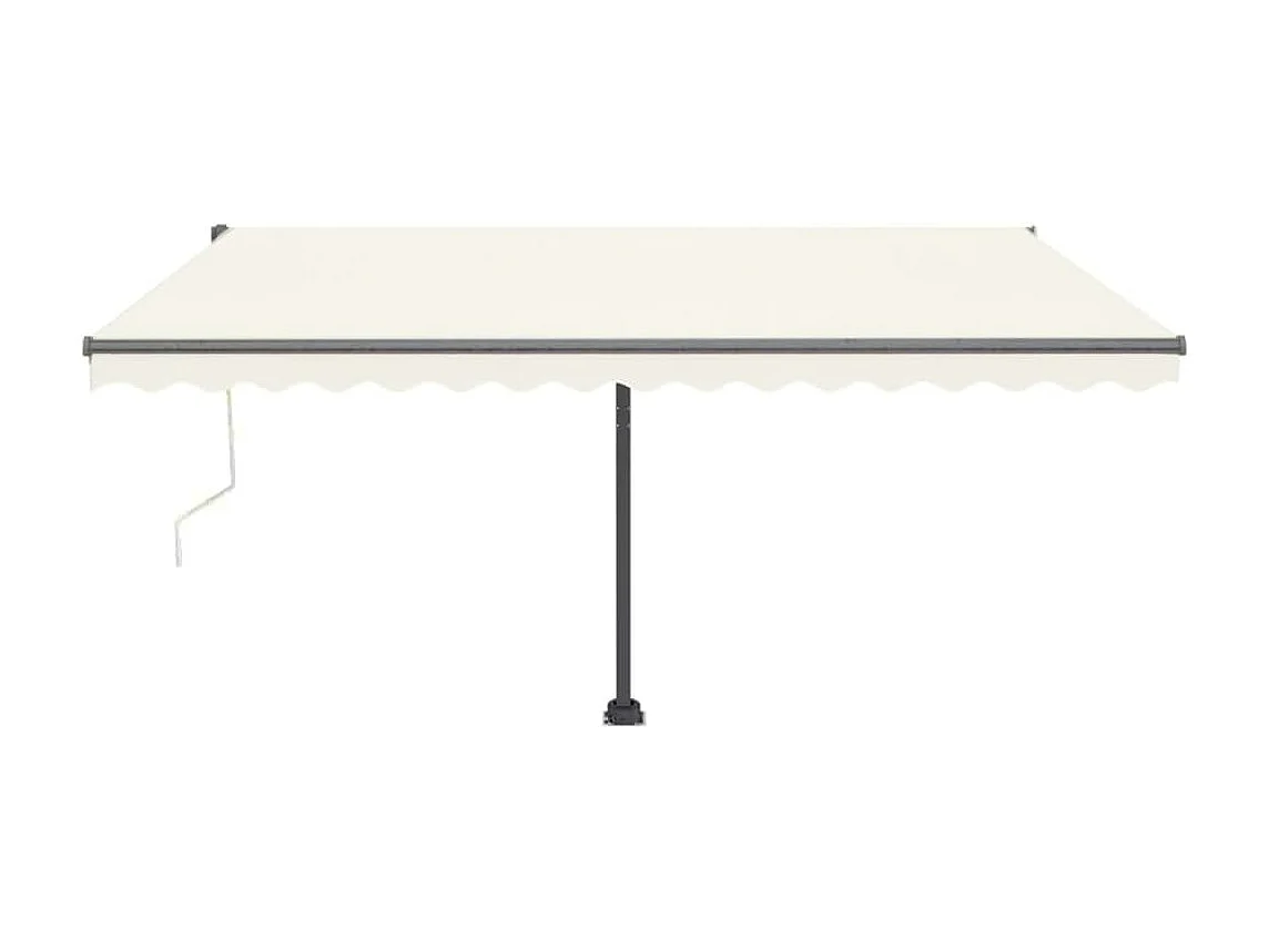 Auvent automatique sur pied 400x300 Crème