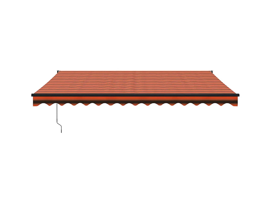 Toldo retrátil automático laranja etarron 4,5x3