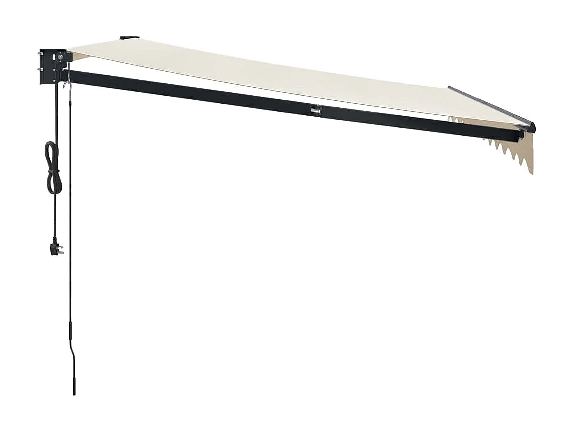 Auvent rétractable automatique crème 3x2,5