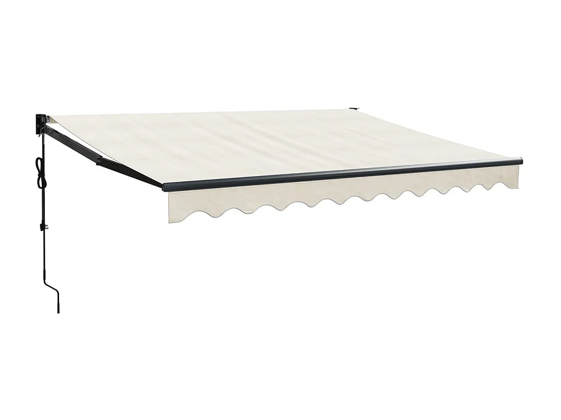 Auvent rétractable automatique crème 3x2,5