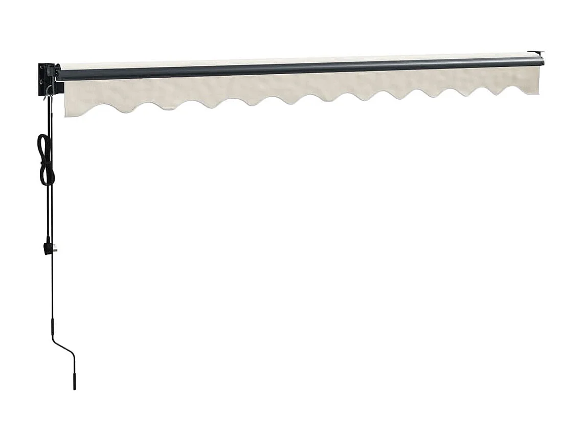 Auvent rétractable automatique crème 3x2,5