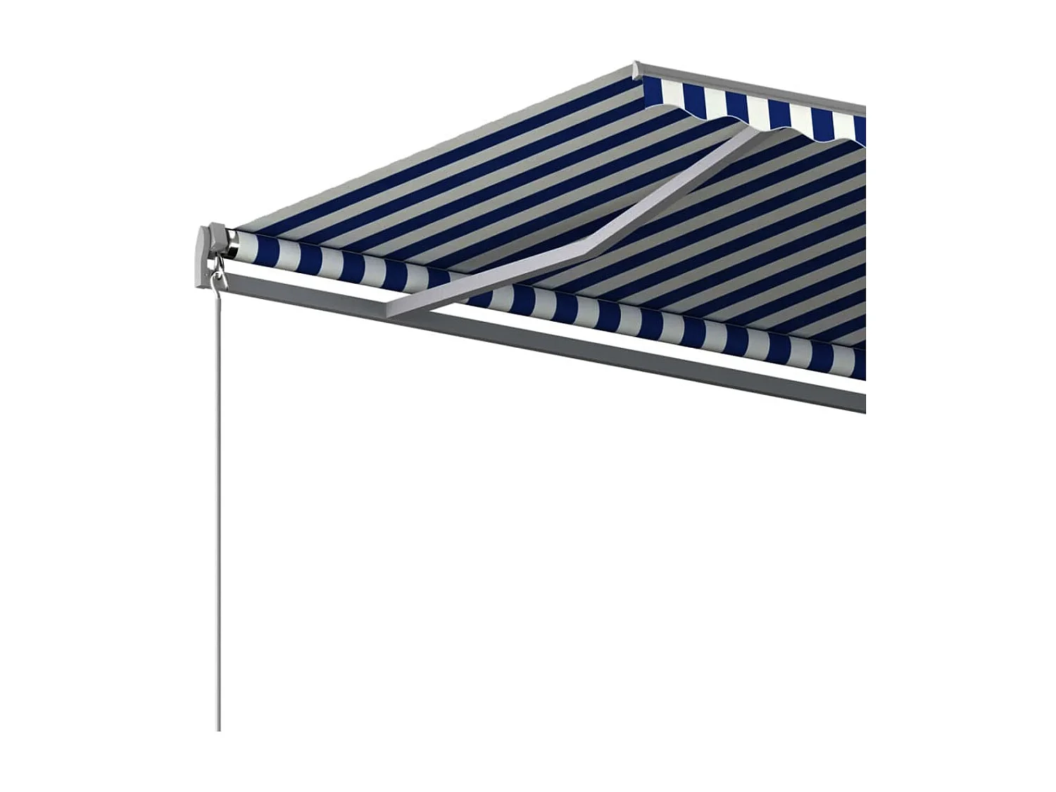 Toldo automático a pé 400x300 Azul e branco