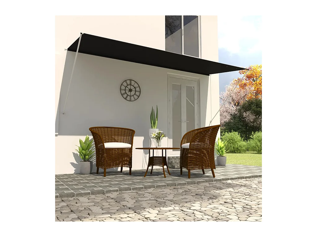 Auvent rétractable 400x150 Anthracite