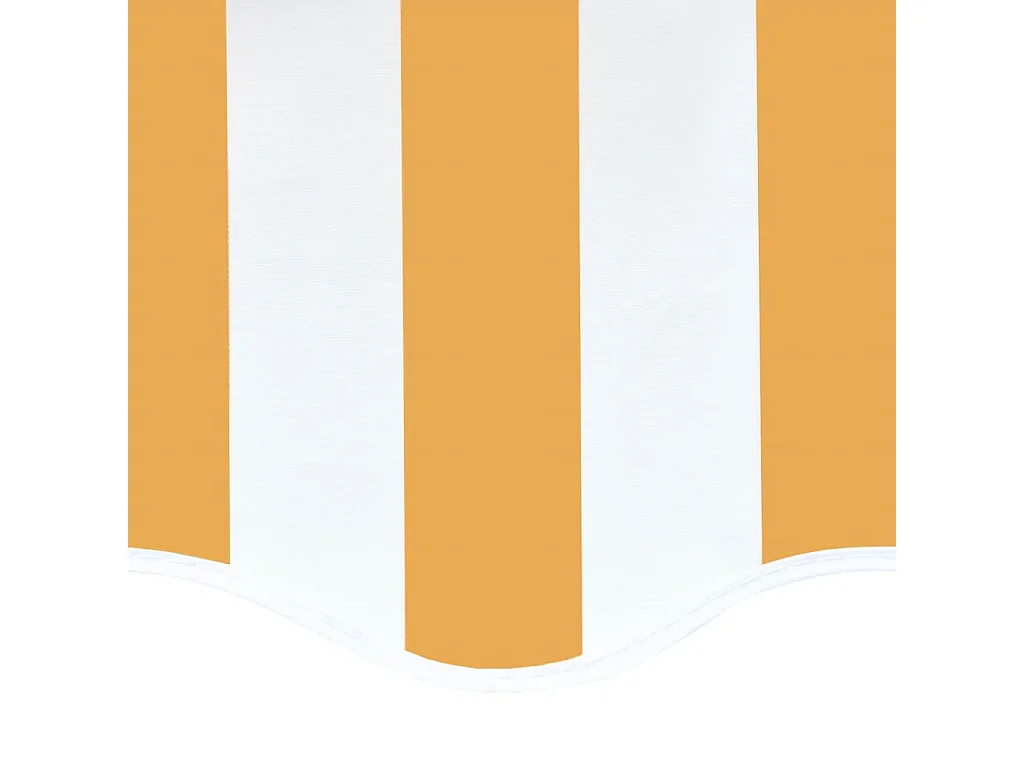 Tessuto di ricambio per tendalino Giallo e bianco 4,5x3,5