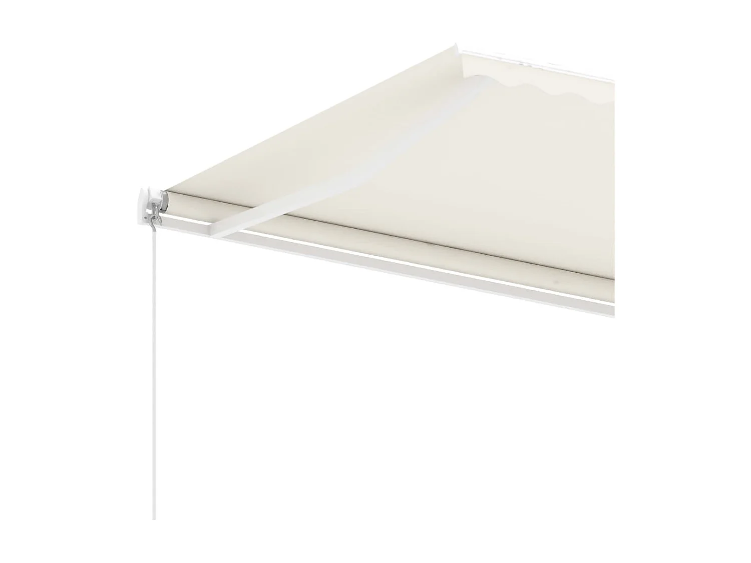 Einziehbare Markise zu Fuß 300x250 Creme