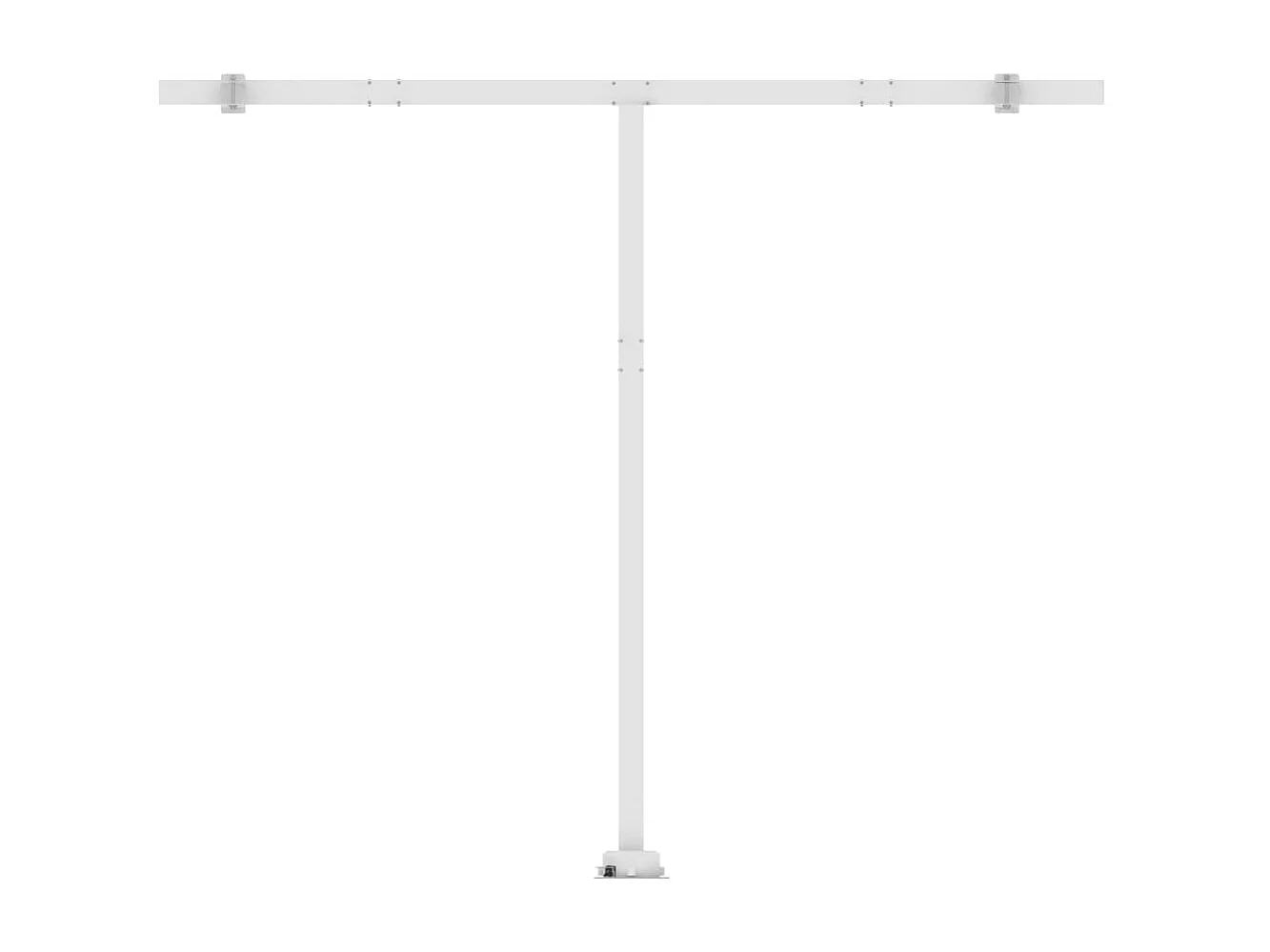 Einziehbare Markise zu Fuß 300x250 Creme