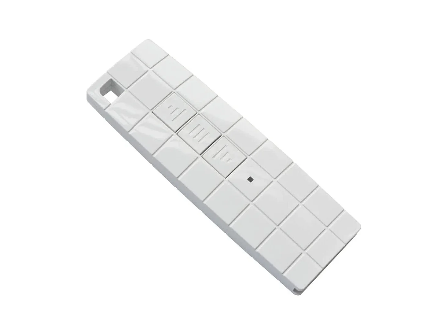 Motorisiertes Kassettenrollo 450x300 Blau und Weiß