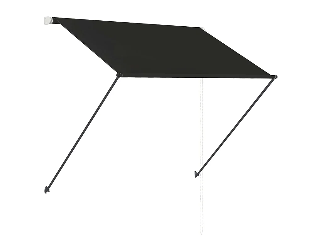 Tenda retrattile con LED 150x150 Antracite