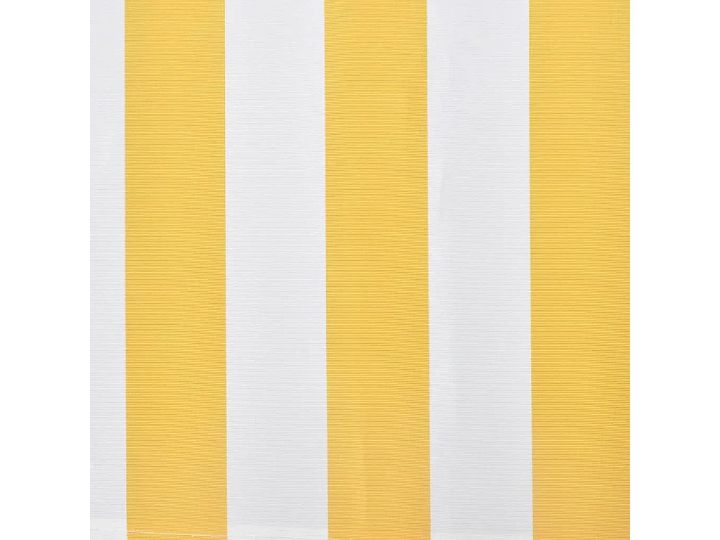 Auvent pliableotorisé 400 Jaune/blanc
