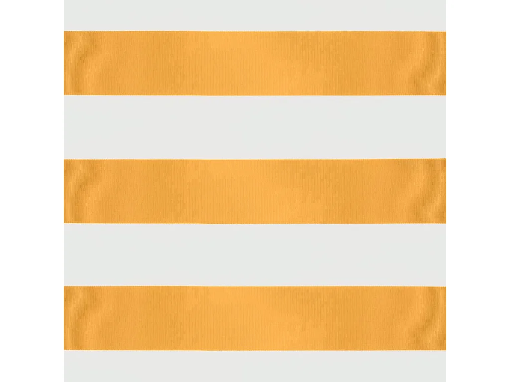 Auvent rétractable automatique jaune et blanc 5x3