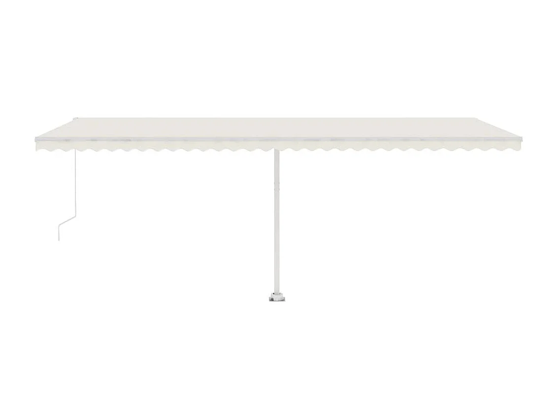 Toldo retrátil com LED 600x350 Creme