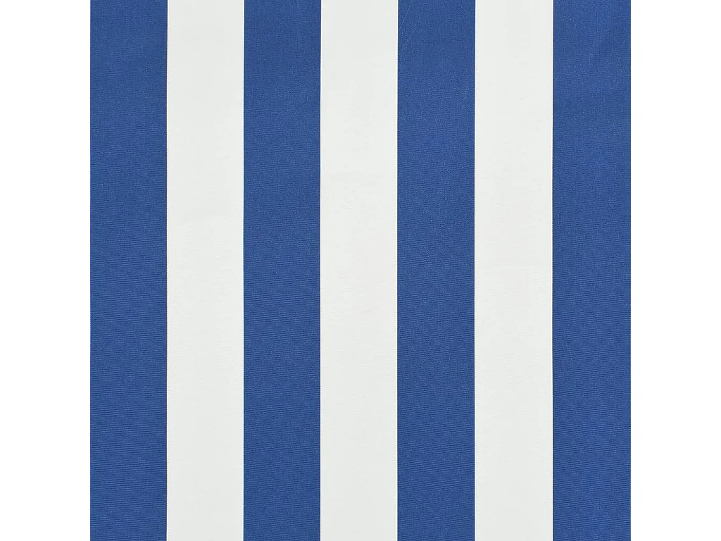 Auvent de bistro 350x120 Bleu et blanc