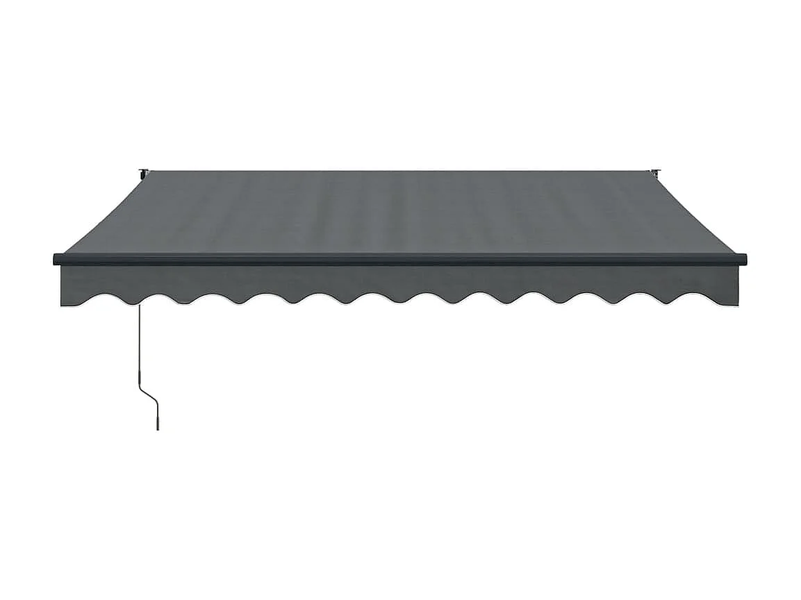 Auvent rétractable automatique anthracite 3,5x2,5