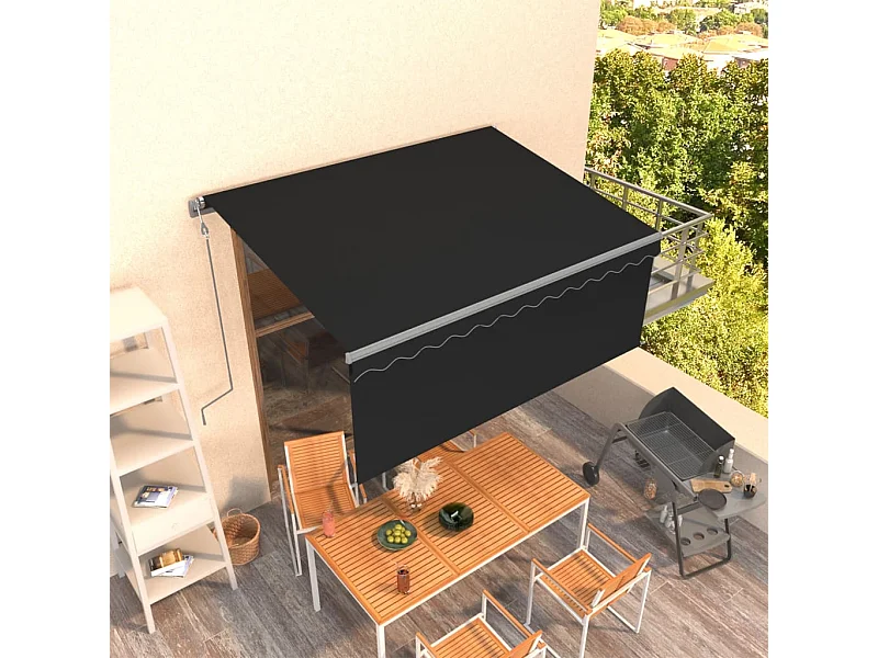 Tenda retrattile automatica con tenda 3x2,5 Antracite