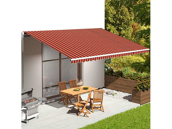 Tendalino Di Ricambio Per Tenda Da Sole Dubai - Blu, 100% Poliestere, 375x225 Cm, Adatto Dal 2005