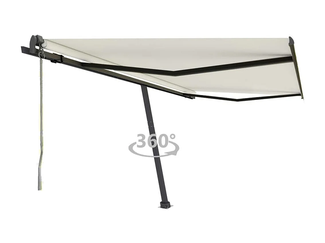 Toldo automático a pé 450x350 Creme