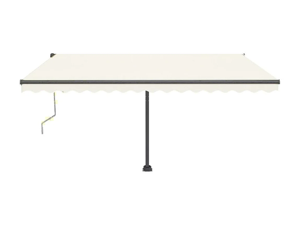 Toldo automático a pé 450x350 Creme