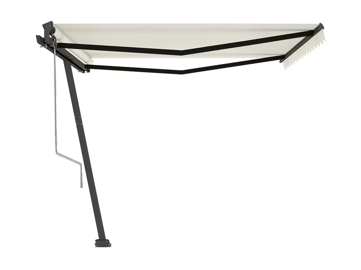 Toldo automático a pé 450x350 Creme