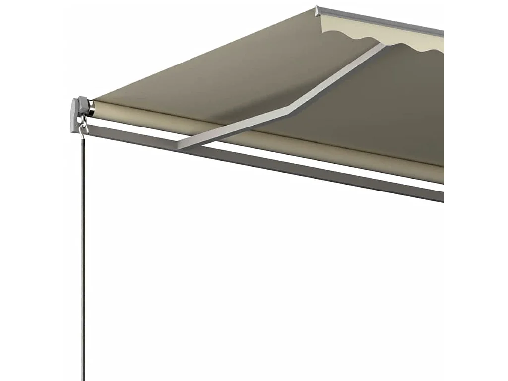 Toldo automático a pé 450x350 Creme
