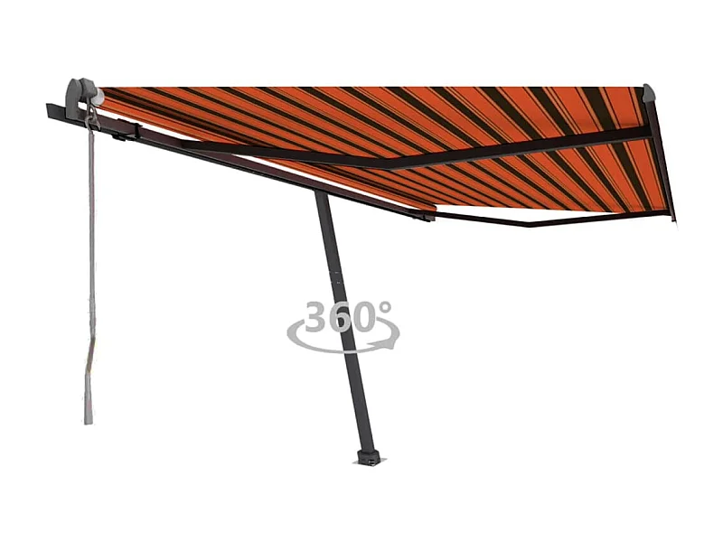 Tenda automatica a piedi 450x300 Arancione/marrone