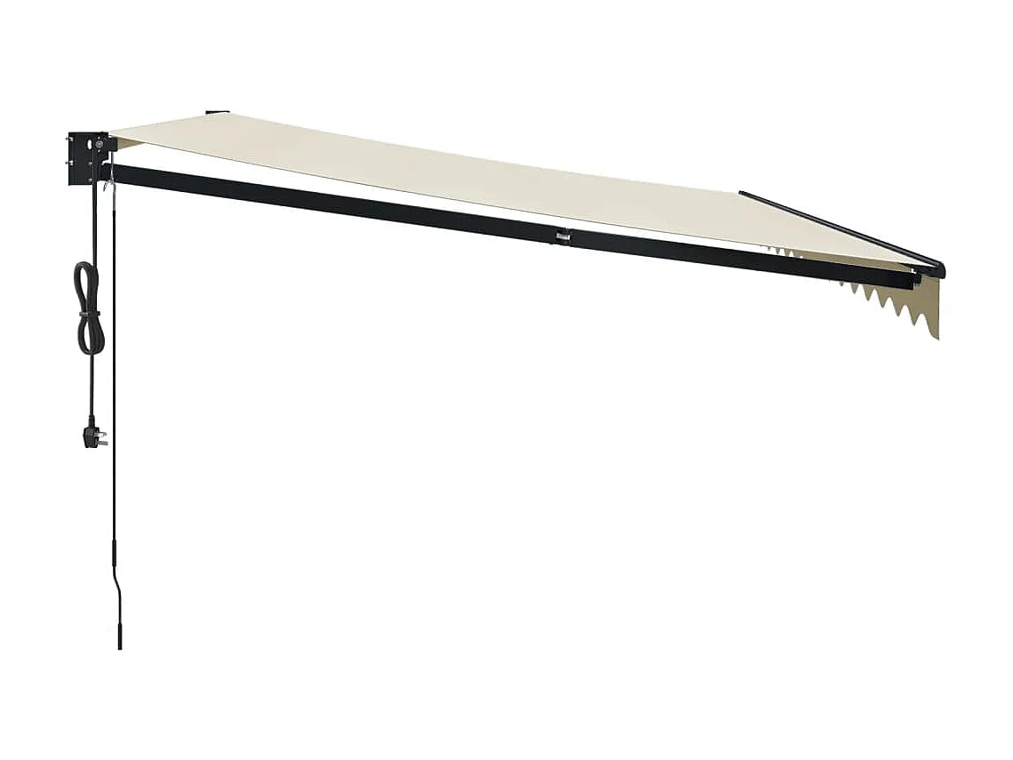 Auvent rétractable automatique crème 4x3