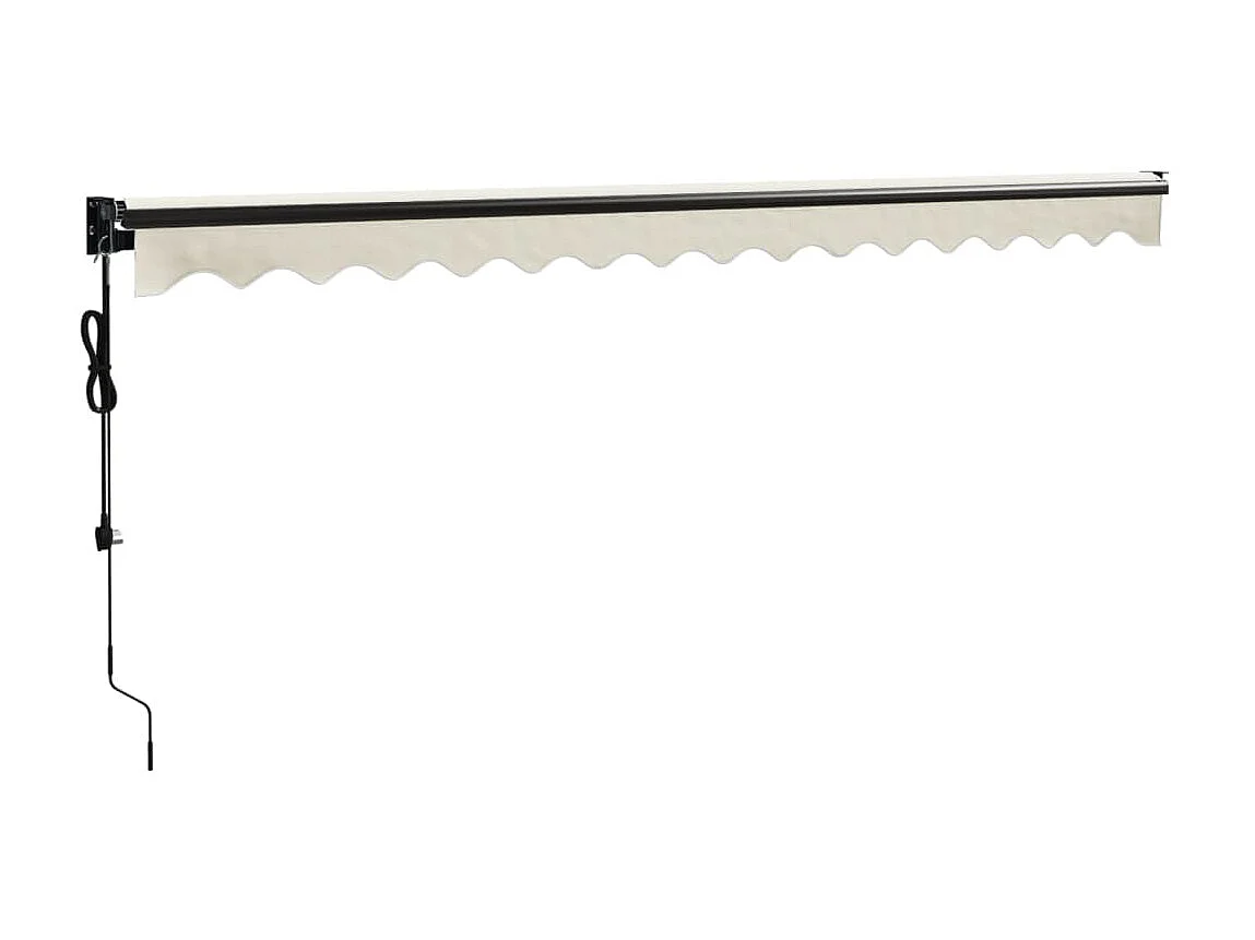 Auvent rétractable automatique crème 4x3