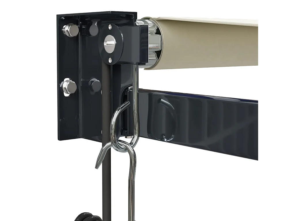 Auvent rétractable automatique crème 4x3