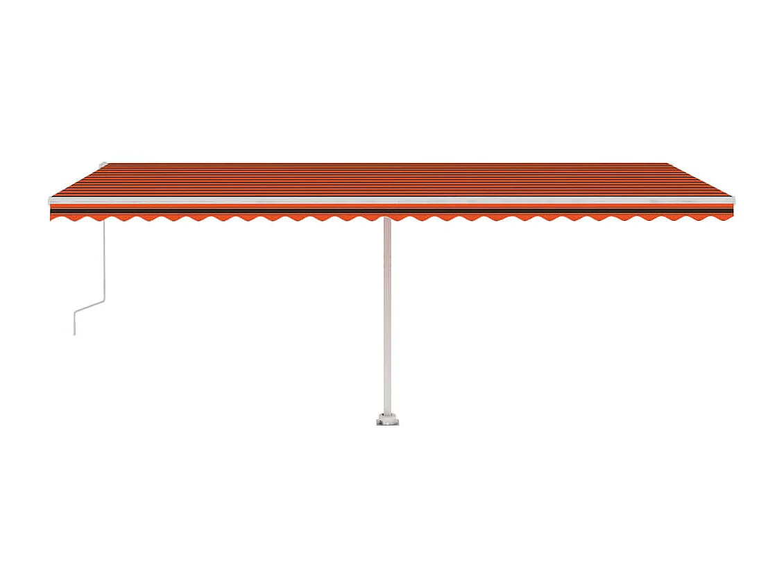 Auvent automatique sur pied 600x300 Orange/marron