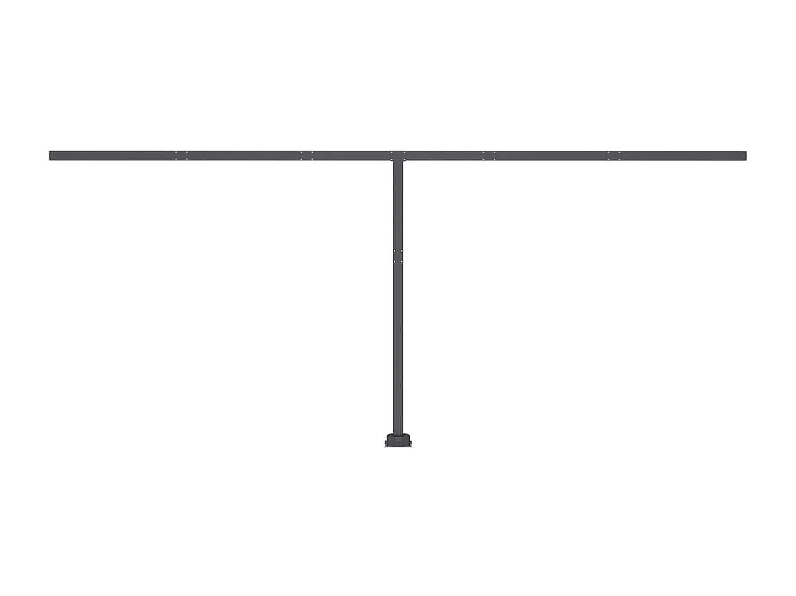 Auvent automatique avec capteur de vent et LED 600x350 Crème