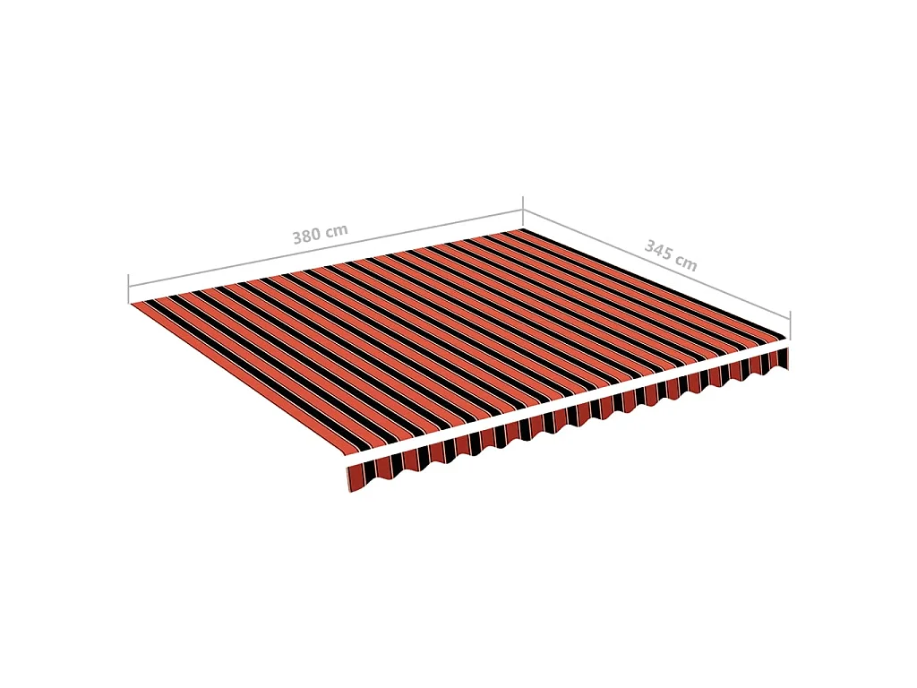 Tessuto di ricambio per tendalino Orange etarron 4x3,5