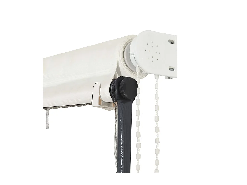 Einziehbare Markise mit LED 400x150 Creme