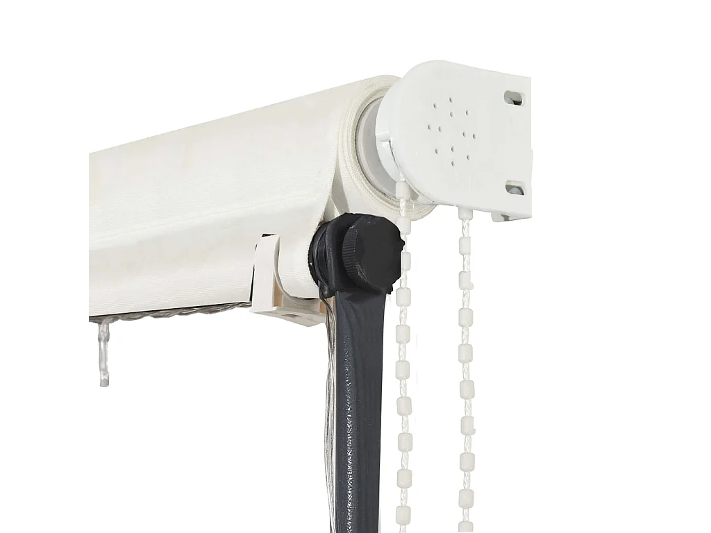 Einziehbare Markise mit LED 400x150 Creme