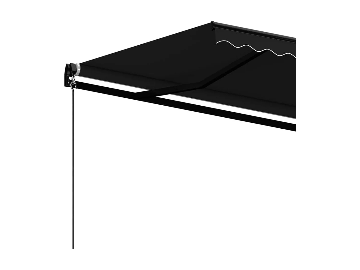 Einziehbare Markise 400x350 Anthrazit